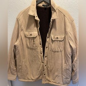 Banana Republic men’s over shirt cotton with cozy lining. Size XL.
